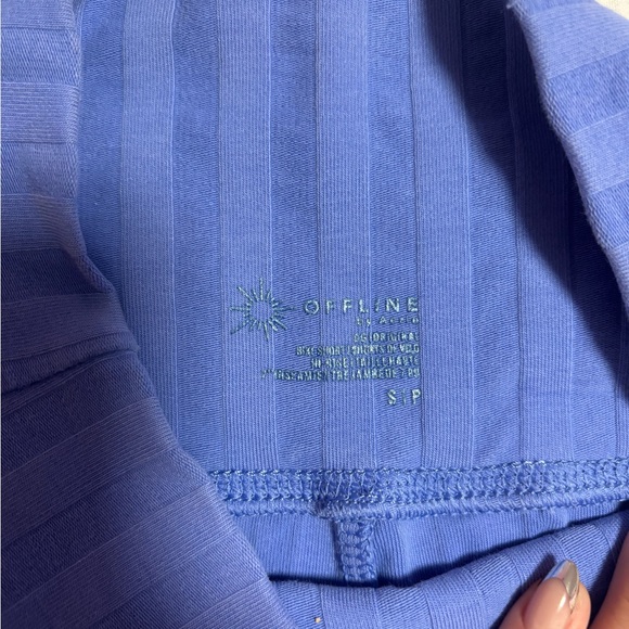 Aerie Ribbed Blue Set - Picture 5 of 5